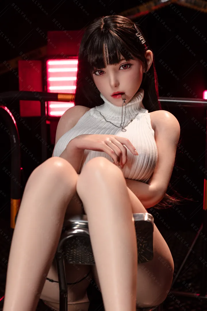 155cm (5ft1) E罩杯 輕量化 矽膠 性愛娃娃, ROS 头部 Violet